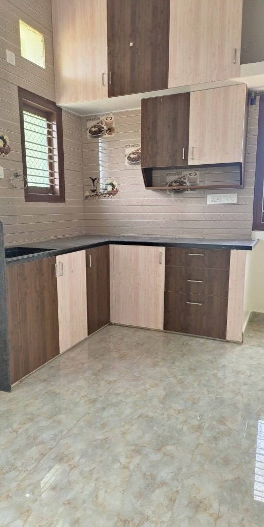 PVC modular kitchen manufactured and installed in Trichy