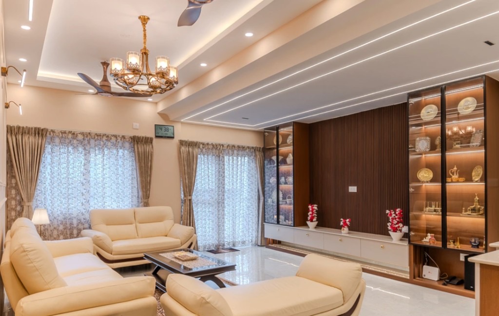 Full home living room interior Trichy